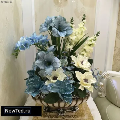 Ваза декоративная для цветов \"White\" из керамики купить в Минске