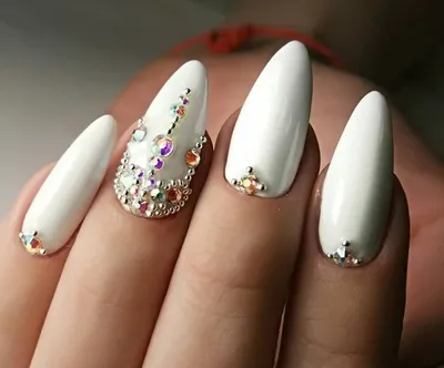 Шикарный дизайн ногтей со стразами 2022 / Топовые идеи маникюра /Chic nail  design with rhinestones - YouTube