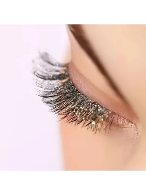 Цельные накладные ресницы с блестками Pastime Eyelash 0101 (распродажа):  продажа, цена в Одессе. Накладные ресницы от \"КосметикTrend\" - 511813484