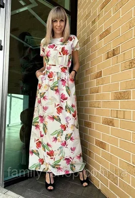Летний длинный сарафан больших размеров, легкое летнее нарядное платье в  пол.: продажа, цена в Хмельницком. Женские платья от \"Familyshop\" -  969276178
