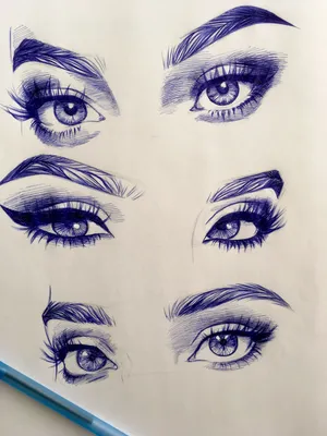 Нарисованный глаз карандашей страх …» — создано в Шедевруме