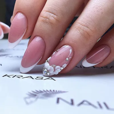 Акриловая лепка Инкрустация Swarowski Красивые ногти в #nailstudioviktoria  ☎️89136619800 следующий курс по акриловой … | Fashion nails, 3d nails, Nail  art designs