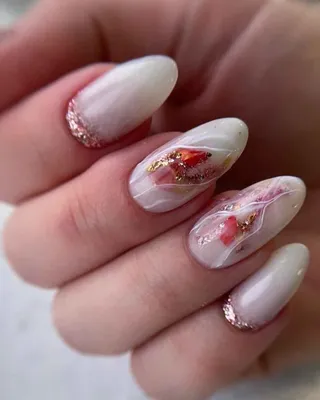 Жидкий камень на ногтях | Nailsart