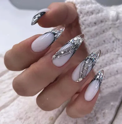 Стилет в маникюре: особенности техники (+много фото и дизайнов) | CITY  NAILS: о красоте ДО КОНЧИКОВ НОГТЕЙ | Дзен