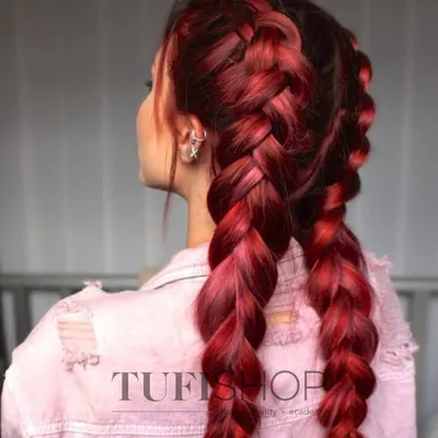 Нарощенные рыжие волосы (41 лучших фото)