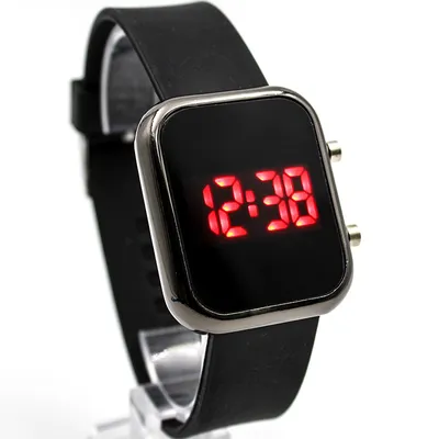 Часы наручные мужские, женские, спортивные, детские, Led Watch, для  ребенка, электронные, модные, стильные, подростку, не дорогие - купить с  доставкой по выгодным ценам в интернет-магазине OZON (376665827)