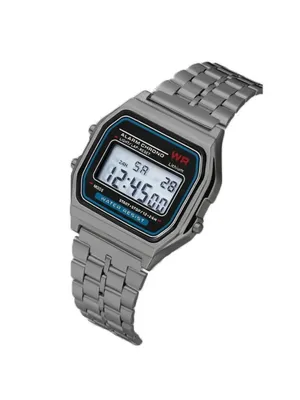 Мужские наручные электронные часы с черным браслетом Casio A171WEGG-1AEF  Vintage Round 37mm CASIO купить от 6660 рублей в интернет-магазине  ShopoTam.com, мужские электронные наручные часы CASIO