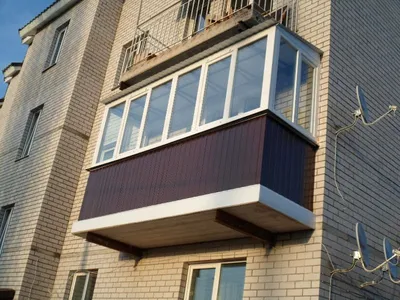 Внешняя отделка балконов и лоджий в Москве