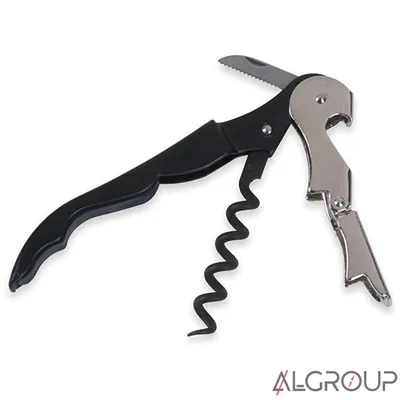 Нарзанник, нож барный двухступенчатый, черный — купить выгодно в Al-group