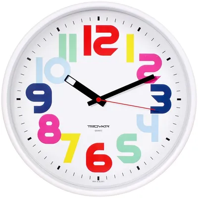 Часы настенные \"Восьмигранник\", белые, коричневая рамка, 29х29х3,5 см -  купить в Москве, цены на Мегамаркет