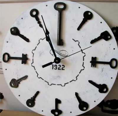 Настенные часы своими руками - 50 фото идей идеального оформления в  интерьере | Винтаж часы, Настенные часы, Большие настенные часы