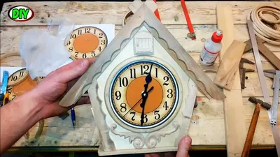Стильные настенные часы настенные своими руками бесшумные настенные часы  настенные золотистые Diy clock (ID#1979010806), купить на Prom.ua