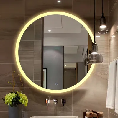 Современные светодиодсветодиодный Настенные светильники для ванной,  зеркала, водонепроницаемые приглушаемые светильники 8 Вт 41 см для туалета, настенные  светильники, бра | AliExpress