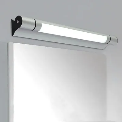 Умные светодиодные Настенные светильники с сенсорным экраном для ванной  комнаты, большие круглые подвесные Настенные светильники для туалета,  зеркальные светильники для ванной комнаты | AliExpress