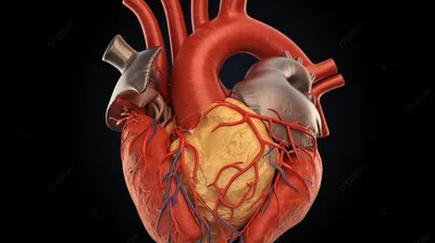 Настоящее Человеческое Сердце Крупным Планом На Белом Фоне — стоковая  векторная графика и другие изображения на тему Сердце - iStock