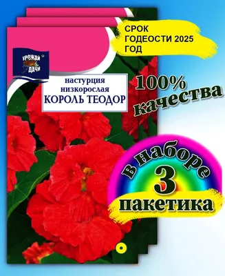 Настурция Король Теодор и Пич Мелба 2 пакета по 1,5г семян — купить в  интернет-магазине по низкой цене на Яндекс Маркете