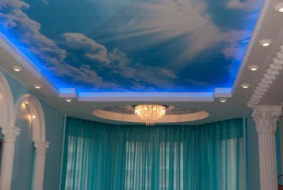 Потолок небо в Новосибирске | Натяжные потолки НСК