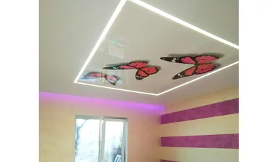 Бабочки на потолке - 80 фото