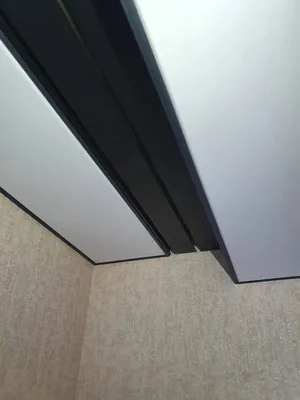 Натяжной потолок с нишей для штор фото фото