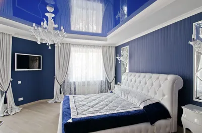 Натяжные потолки в спальню, цены на натяжной потолок для спальной комнаты в  Москве