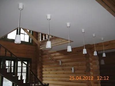 Натяжные потолки в деревянном доме в Ногинске