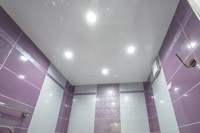 Парящий натяжной потолок для ванной комнаты от 248 руб. за м2 в Перми