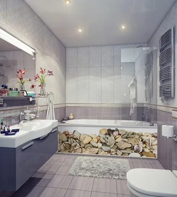 Натяжные потолки в ванной: советы по установке (фото) | Triastyle