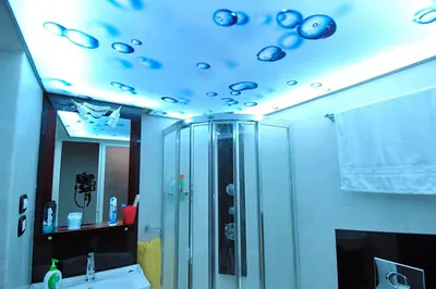 Натяжные потолки для ванной комнаты купить в Воронеже - компания Сфера