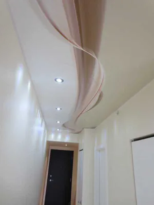 Натяжные потолки для прихожей в Днепре • SAHAR • Фото и Дизайн • Подвесной  потолок в коридоре