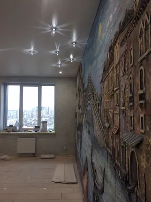 Натяжной потолок на стену цена во Владимире, Установим вертикальный натяжной  потолок