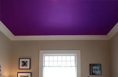 Фиолетовый натяжной потолок – попробуйте современный стиль! | Премьер