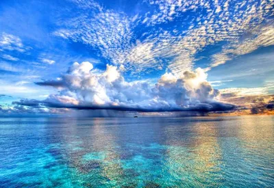 Фотообои Ясное небо над морем на стену. Купить фотообои Ясное небо над морем  в интернет-магазине WallArt