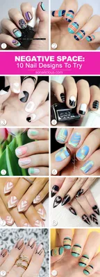 30 Trendy Negative Space Nail Art Ideas | Space nails, Short acrylic nails,  Mens nails