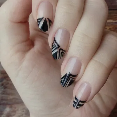 nails | negative space nail art — Caroline Burke | Burkatron