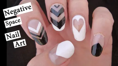 The negative space nail art trend is perfect for the summer