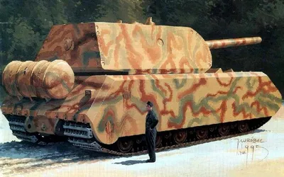 Landkreuzer P1000 Ratte — Каропка.ру — стендовые модели, военная миниатюра