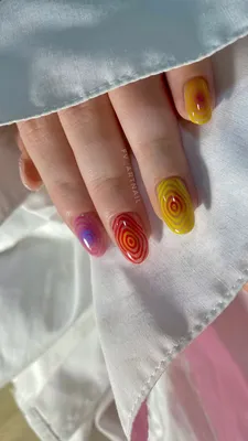 Модный летний маникюр | Neon acrylic nails, Nail designs, Nail colors