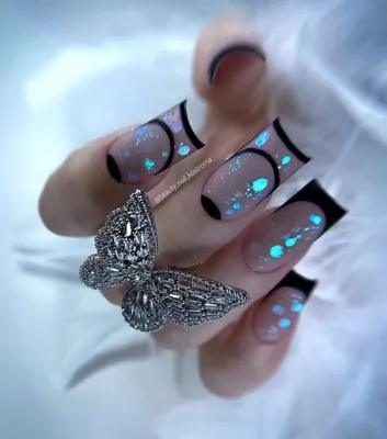 Длинные накладные ногти на Хэллоуин, пресс на ногтях, необычные кончики  ногтей для девочек – лучшие товары в онлайн-магазине Джум Гик