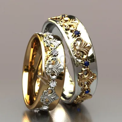 Необычные обручальные кольца (53 фото): красивые свадебные парные м… | Необычные  обручальные кольца, Дизайнерские обручальные кольца, Королевские обручальные  кольца