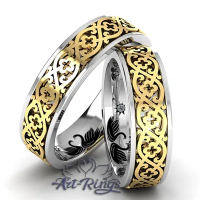 Обручальные кольца 925 пробы венчальные кольца парные обручальные как  золото 585 пробы с алмазной гранью шинка 5 мм - купить с доставкой по  выгодным ценам в интернет-магазине OZON (761757878)