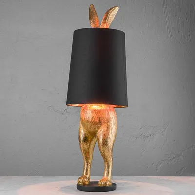 Торшер Floor Lamp Hiding Bunny Gold, Werner Voss | Home Concept