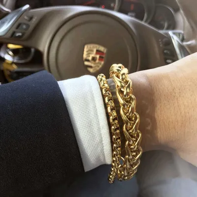 Эксклюзивные золотые браслеты из белого и красного золота купить в Украине