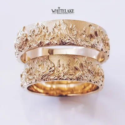 Уникальные золотые обручальные кольца - купить в ювелирном интернет магазине
