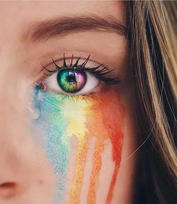 Макияж глаз с цветным карандашом - 49 фото
