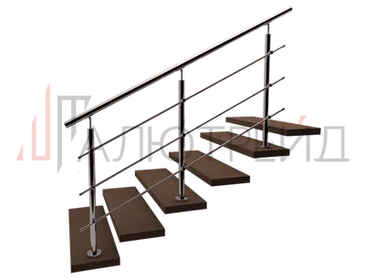Перила из нержавеющей стали в Омске