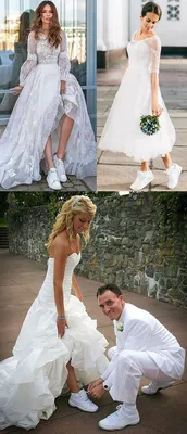 Невеста в кроссовках - 70 фото