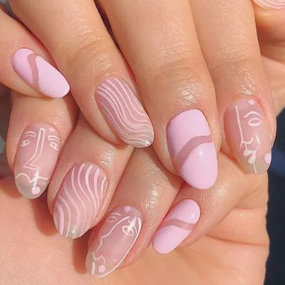 Women's Favorite on Instagram: “Нежно-розовый оттенок #Nails_WF #nails # маникюр #pink #rose #розовый #manicure #ногти #naildesign #дизай… | Маникюр,  Нейл-арт, Ногти