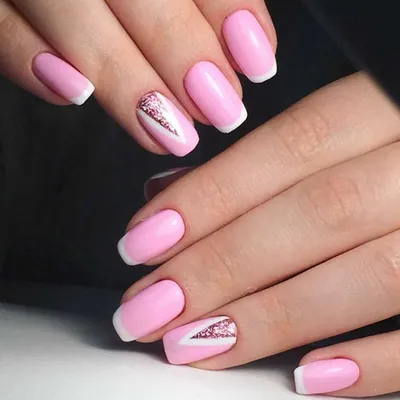 Нежный маникюр на короткие ногти - 20Nails