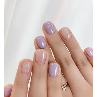 Нежный, нюдовый маникюр и педикюр в студии Tiffany Nails в Москве