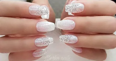 Свадебный маникюр — нежный белый. Дизайн ногтей — 82 идеи с фото | Wedding  nail art design, Nail art designs, Nail art wedding